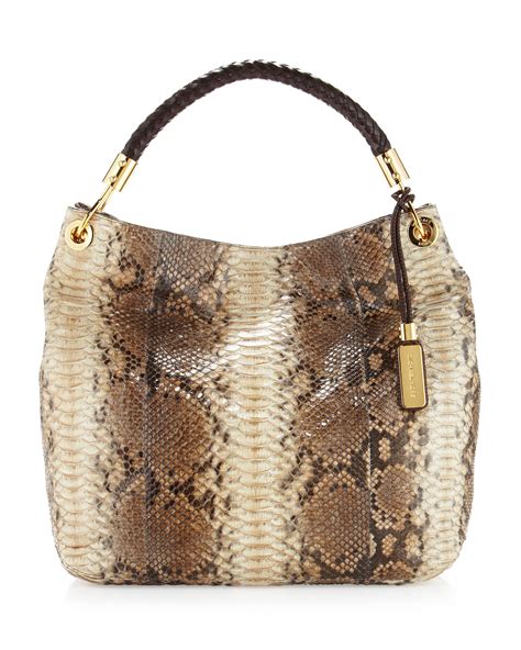 michael kors snakeskin shoulder bag|michael kors snake print wallet.